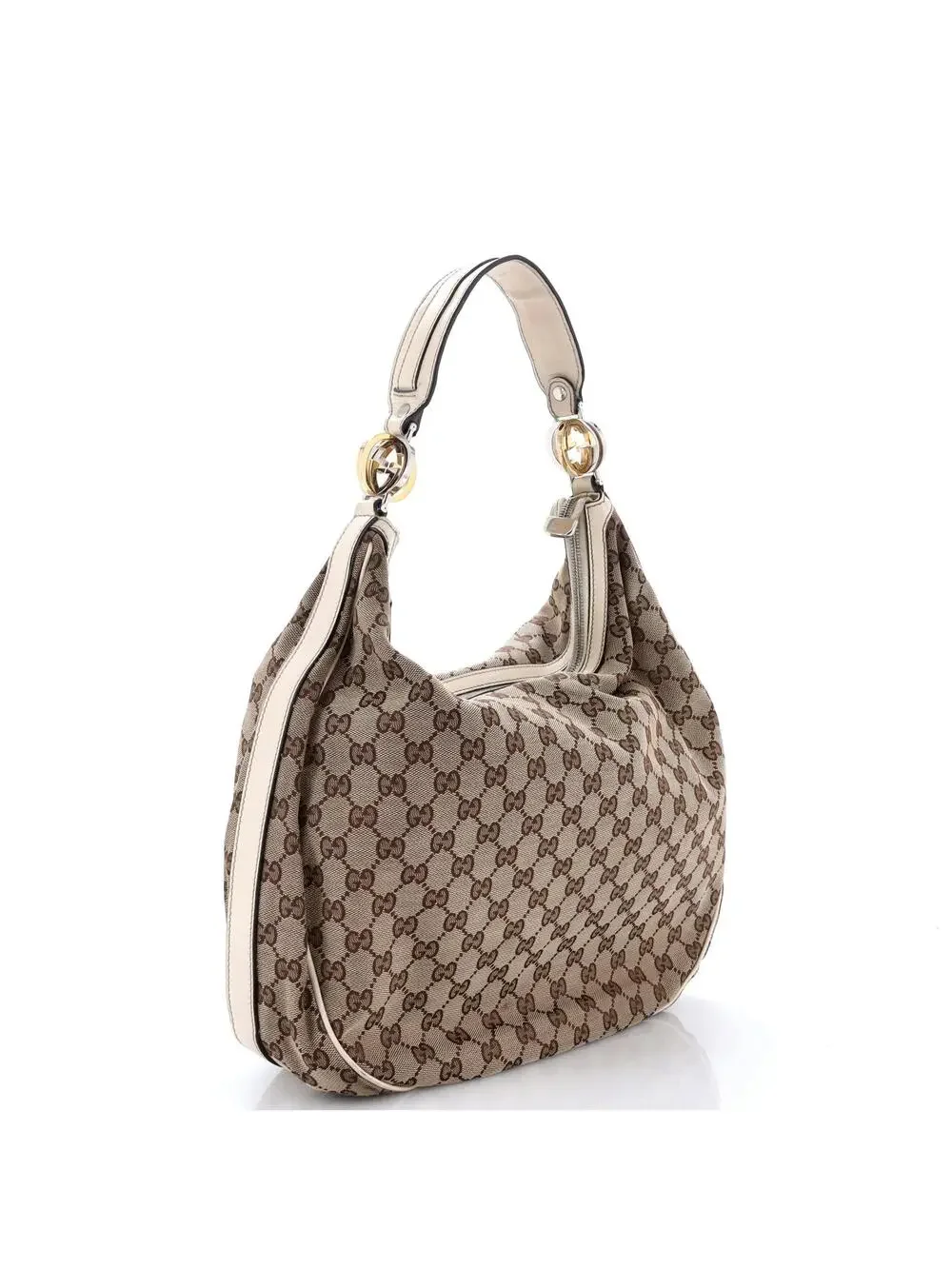 Gucci Twins Hobo Gg Canvas Medium #298475G10B